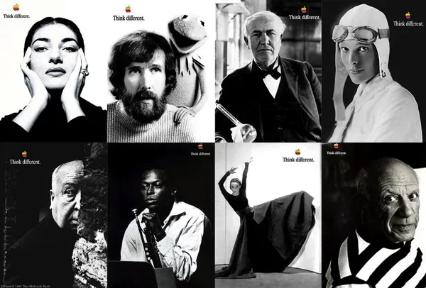 Die legendäre Kampagne „Think Different“ (1997) 
